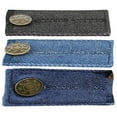 thumbnail image 1 of 3PCS Waist Extender Durable Jeans Pants Button Extender Adjustable Waistband Expanders for Men Women (Black, Light Blue,, 1 of 7