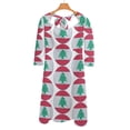 thumbnail image 2 of Drapeau du Liban Arrondi - Carrés Dos Pixellé Robe Dos Nu Robe Col Carré Robe Élégante Douce Drapeau du Liban Arrondi, 2 of 5