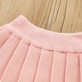 thumbnail image 6 of Ugoldhm Girls Shirt Dress Sets Two Piece Bow Ruffle Long Sleeve Tops Pleated Skirt Fall Cute Outfits, 6 of 7