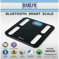 thumbnail image 2 of Bathroom Scale  400 LBS - Body Fat & Body Hydration Calculator - Step-on Technology - Bluetooth Smart Body Weigh with Mobile App - BSF5000 by Harlyn Designed in USA, 2 of 3