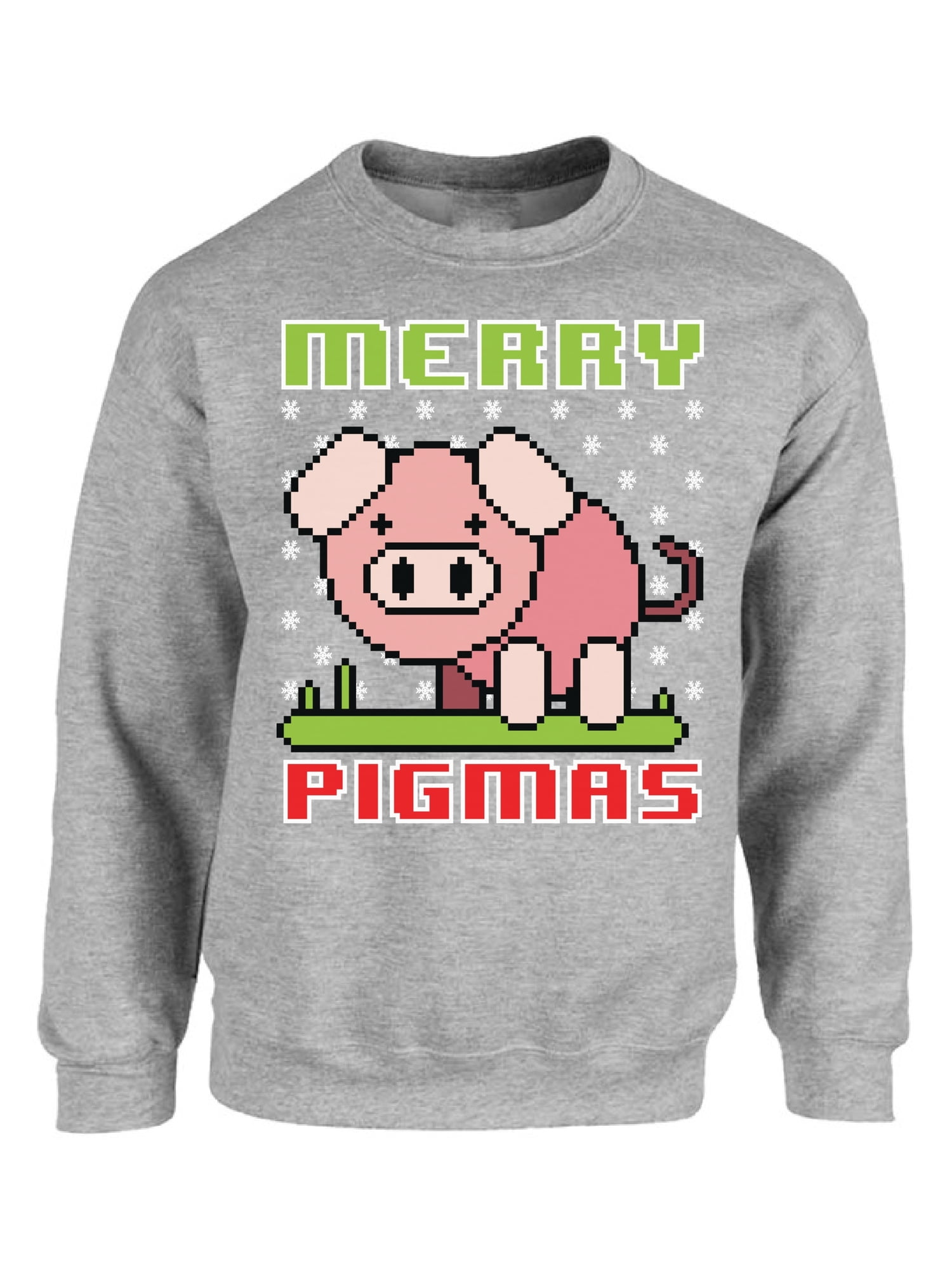 Mezee Merry Pigmas Christmas Sweatshirt Piggy Ugly Christmas Sweater Funny Holiday Gifts Cartoon Pig Christmas Sweater Christmas Gifts for Pig Lovers Christmas Animal Sweater Mezee Merry Pigmas Christmas Sweatshirt Piggy Ugly Christmas Sweater Funny Holiday Gifts Cartoon Pig Christmas Sweater Christmas Gifts for Pig Lovers Christmas Animal Sweater