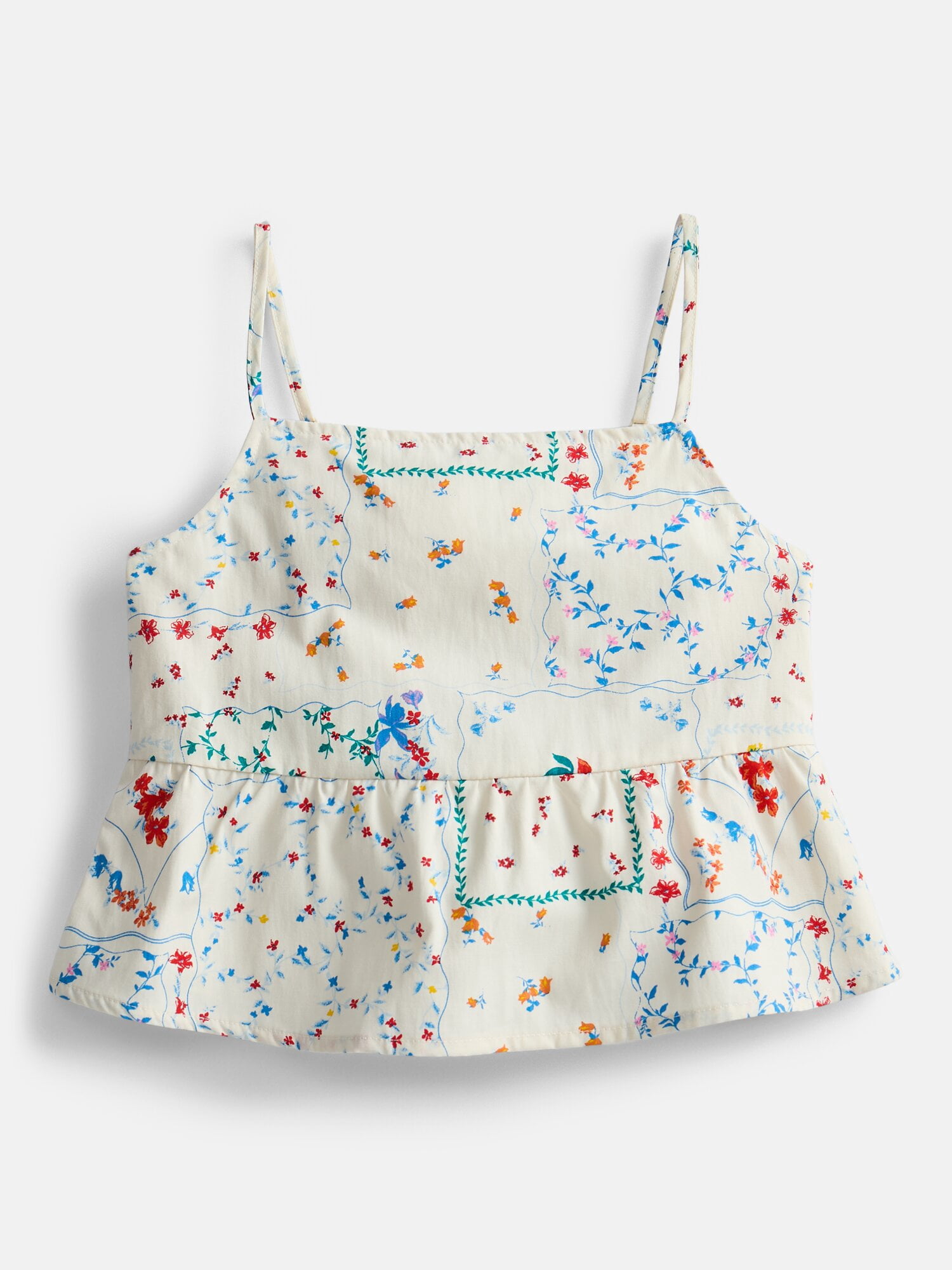 Weekend Academy Girls Cotton Babydoll Tank Top, Sizes 4-18