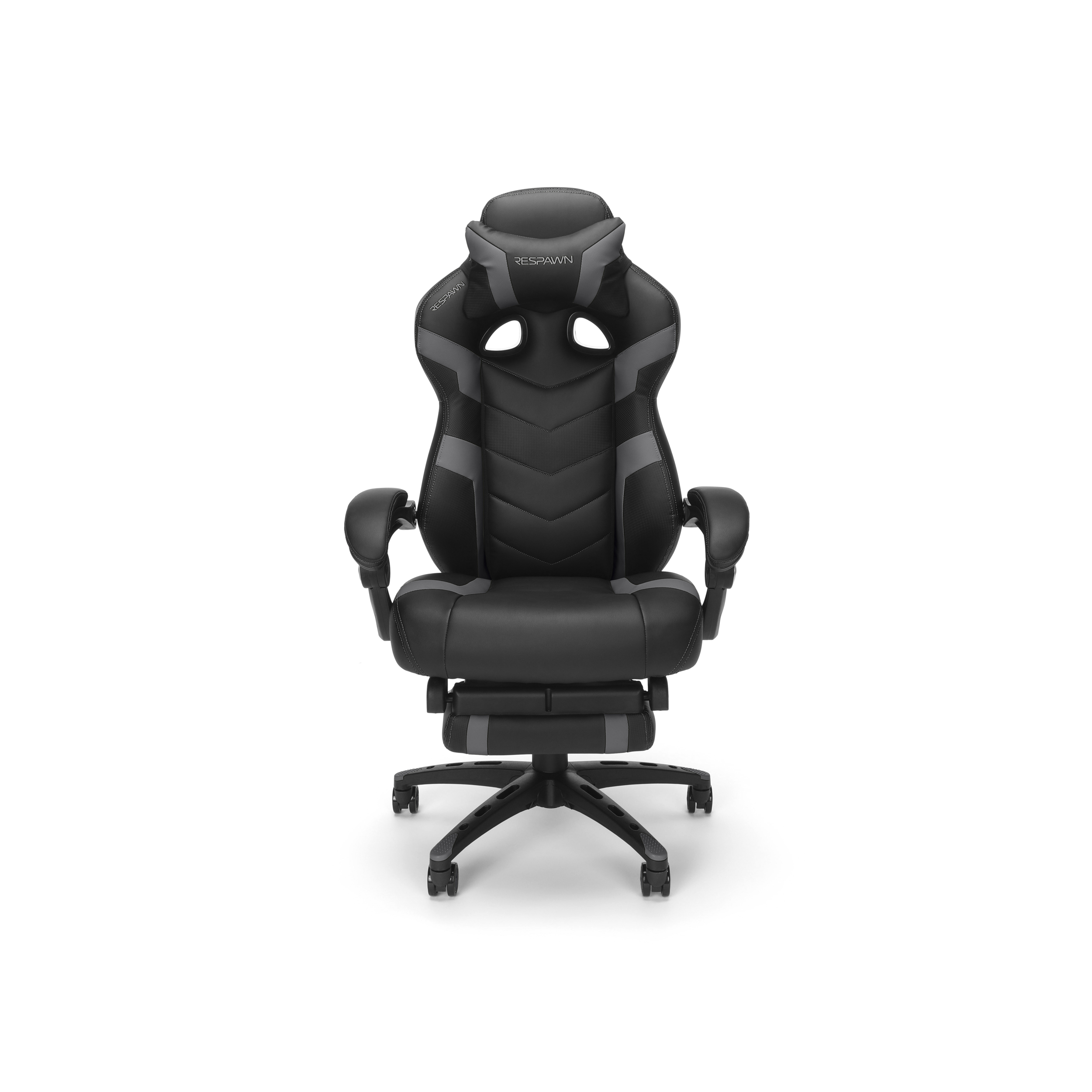 RESPAWN 110 Pro Gaming Chair - Gaming Chair with Footrest, Reclining Gaming Chair, Video Gaming Computer Desk Chair, Adjustable Desk Chair, Gaming Chairs For Adults With Headrest Pillow - Grey - image 3 of 10