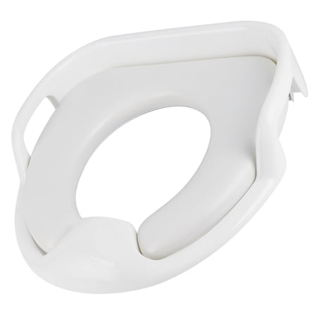 Xirurus Potty Training Seat for Boys and Girls Soft Children Toilet Seat with Non-Slip Handles, Universal Fit for Toddlers, Easy to Clean Potty Ring Cushioned White (12.6 in / 32 cm)