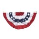 thumbnail image 1 of EeaseMX Bandera semicircular de Estados Unidos, pancarta creativa, bandera colgante de poliéster, hermosa bandera de abanico, suministros para fiestas, 1 of 7