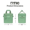 thumbnail image 5 of RTIC 12 Can Ultra-Tough Soft Cooler, 10 Qt, Leakproof, Waterproof Zipper, Sage, 5 of 6