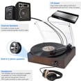 thumbnail image 2 of Tocadiscos de vinilo Cotsoco con Bluetooth y altavoz, 2 of 6