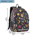 thumbnail image 2 of FORMRS Unisex School Backpack 17" Student Travel Bag with Laptop Compartment, Small Space Pattern, 2 of 7
