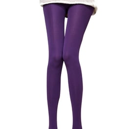 AIMTYD 80D Opaque Tights For Women - 80 Denier Pantyhose Solid Footed Tights  [Pack of 2] Wine - Opaque & Stretchy Large-X-Large 
