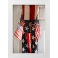 thumbnail image 3 of Philip Clayton-Thompson 4x24 White Modern Wood Framed Wall Art Titled - Patriotic II, 3 of 5