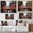 thumbnail image 4 of Designart "Protests in Hong Kong A Cry for Justice II" Cityscapes Floater Framed Wall Art Print, 4 of 7