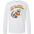 thumbnail image 3 of Inktastic Otterly Excited for Christmas Cute Holiday Otter Long Sleeve T-Shirt, 3 of 5