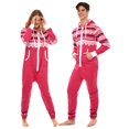 thumbnail image 2 of Skylinewears Jumpsuits Unisex Sleepwears One Piece Non Footed Pajama Adult Playsuit, 2 of 5