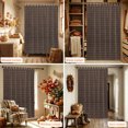 thumbnail image 6 of Brown Buffalo Plaid Shower Curtain Set - Small 36" x 72" Washable Bathtub Curtain with 12 Hooks, Vintage Farmhouse Checkered Waterproof Fabric Stall Shower Curtains for Bathroom/Bathtub Décor, 6 of 8