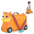 thumbnail image 1 of B. toys &ndash; On The Go &ndash; Lolo Ride-On Suitcase for Kids &ndash; Rolling Luggage with Storage Space - Travel & Play &ndash; Fun Animal Design for To, 1 of 9