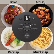 Ninja Crispi Glass Air Fryer 4-Qt, 4-in-1, Air Fry Bake Recrisp, Portable, Dishwasher Safe, FN101ST Stone