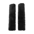 thumbnail image 2 of Safety Belt Cover Shoulder Strap Pads, Soft Plush Car Seat Belt Cushion for Driving Comfort & Reduced Pressure, Universal Fit, 2-Piece Set, Black, 2 of 8