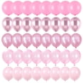 thumbnail image 6 of 60 Packs 12 Inch Pink Balloons Set, Metallic Pink Pearl Macaron Light Pink Balloons for Birthday Wedding Baby Shower Party Decorations, 6 of 6