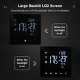 thumbnail image 3 of Riwcyla Smart Controller for Heating LCD Display Touch Screen Week Programmable Underfloor Heating Thermostats for Home Office School Hotel, 3 of 6