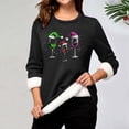 thumbnail image 2 of JIKNTTR Christmas Sweatshirts For Women Winter Warm Long Sleeve Shirt Pullover Top Soft Crewneck Thermal Pullover Soft Comfy Sweatshirt, 2 of 5