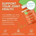 Turmeric and Ginger Gummies, Qunol Gummy with 500mg Turmeric + 50mg