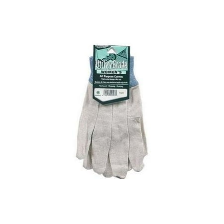 Womens Canvas Knit Work Glove (Pack of 6)