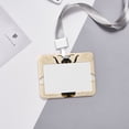 thumbnail image 6 of Cauagu Honey Bee for ID Badge Holder,Badge Holder with Windows Key Card Work Badge Sleeve for Office/ Factory/ID Credit Cards/Proximity Key Cards, 6 of 7