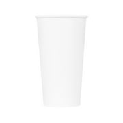 Karat 20 Ounce Poly Lined To Go Paper Hot Cups for Coffee, White (600 Pack)