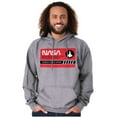 thumbnail image 5 of NASA Worm Logo Kennedy Space Center Hoodie Sweatshirt Women Men Brisco Brands S, 5 of 6