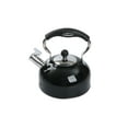 Mainstays 2.5Liter Whistling Tea Kettle, Stainless Steel Black