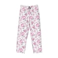 thumbnail image 4 of Goofa Rose Flowers Printed Soft Pajama Pants for Men, Wide Leg Comfy Casual Lounge Yoga Pants-XX-Large, 4 of 9