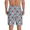 thumbnail image 4 of Lsque Snowflake Christmas gnome Mens Sleep Pajama Shorts,Short Pajama Pants, Cotton Ultra-Soft Knit-XX-Large, 4 of 9