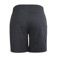 thumbnail image 3 of Sofra Women's Cotton Pajama Lounge Running Shorts with Pockets Pack of 2 Heather Charcoal, 3 of 4