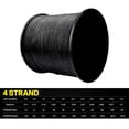 thumbnail image 3 of for Braided Line for Braided Fishing Line 4 Strands 500M PE Black Lure Line, 3 of 11
