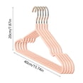thumbnail image 2 of Clothes Hanger Set, Heavy Duty Non Slip Hangers with Manganese Steel Core, Space Saving Metal Hangers for Shirts, Coats, Trousers, and Dresses, 5 Pcs, 2 of 7
