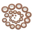 thumbnail image 1 of Bunblic 25Pcs Alto Sax Pads Set Replacement Practical Easy to Use Portable Instrument Parts Durability Alto Saxophone Pads Accessory Brown, 1 of 8