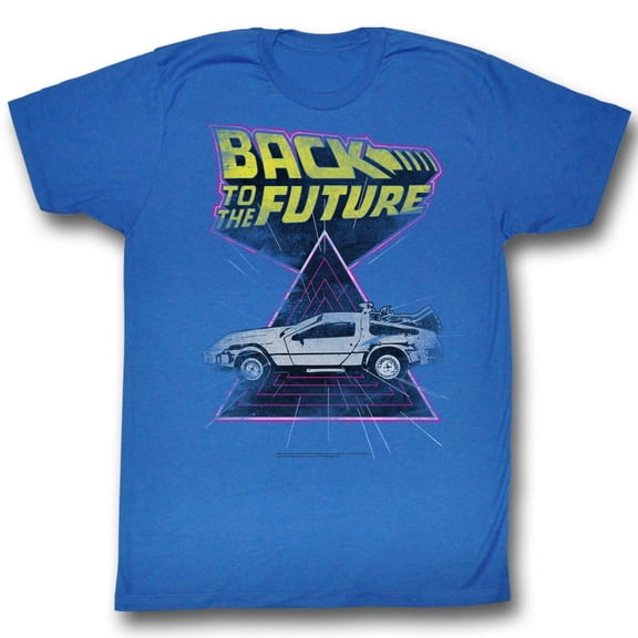 Back To The Future SPEED DEMON-Front Print-Blue Adult Short Sleeves T-Shirt S