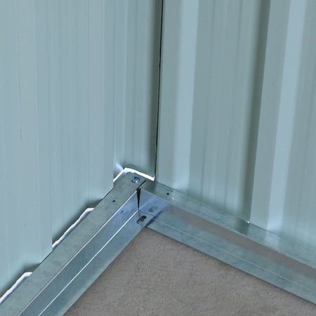 costway 8.5x8.5ft outdoor garden storage shed tool house