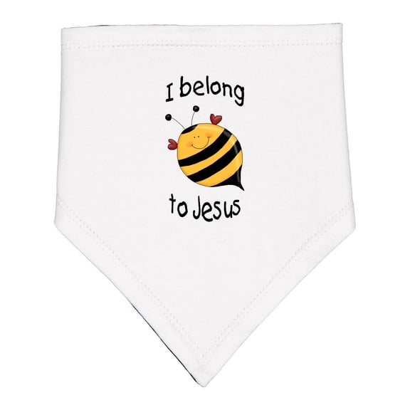 Inktastic I Belong to Jesus Baby Bandana Bib