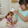 thumbnail image 3 of Baby Alive Magical Styles Doll, 12-Inch Toy for Kids Ages 3+, 9 Accessories, Brown Hair, 3 of 10