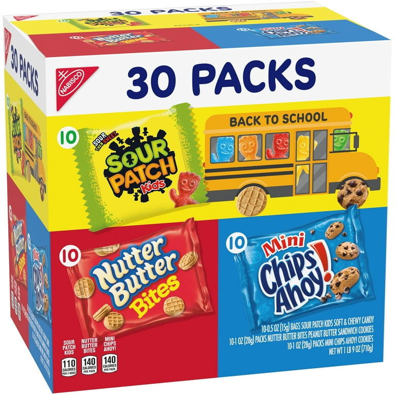 SOUR PATCH KIDS Candy, CHIPS AHOY! Mini Cookies & Nutter Butter