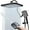 Matte Black, variant on 13 Inch Rainfall Shower Head with Multi-Function Handheld Sprayer Combo, 3-Way Metal Extended Diverter with Holder and Metal Adjustable Curved Shower Extension Arm, Extra Long Hose Brushed Nickel