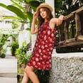 thumbnail image 2 of KLL skulls with grunge Pattern Womens Summer Dresses 2025,Loose Round Neck Sleeveless Sundresses Tank Dresses with Pockets, 2 of 7