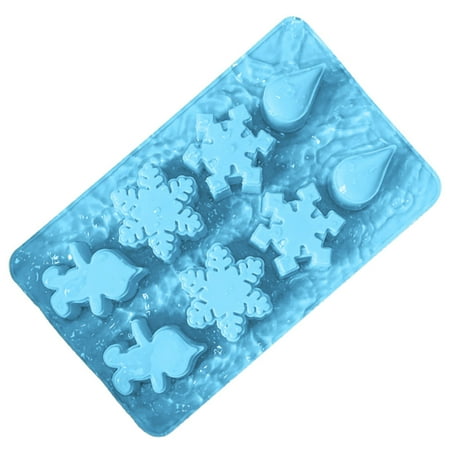 

3D Christmas Snowflake Soap Molds Chocolate Candy Mold Cake Decorating Tools