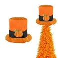 thumbnail image 5 of YIKA Halloween Pumpkin Hat Tree Toppers Holiday Party Decorations, 5 of 9