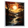 thumbnail image 2 of Designart "Sunrise Of Light II" Landscape & Nature Floater Framed Canvas Print, 2 of 7