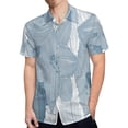 thumbnail image 4 of High Quality Hawaiian Shirts for Men Short Sleeve Aloha Beach Shirt Floral Summer Casual Button Down Shirts Blouses ICVIME, 4 of 7