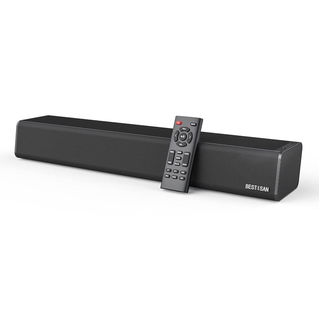 Barra de sonido BESTISAN Barra de sonido de 50 vatios con HDMI Bluetooth