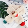 thumbnail image 2 of Girls & Boys Plush Warm Scarf Cute Deer Outdoor Neck Winter Scarf for Child Aged 1-7, 2 of 6