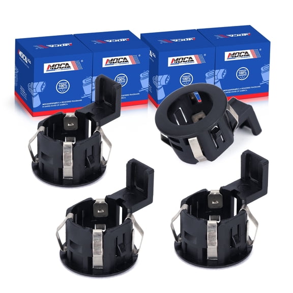 MOCA AUTOPARTS 4Pcs Parking Aid Sensor Bracket Fit for 2010-2013 Lexus GX460 & 2010-2012 Lexus RX350 RX450h & 2011-2017 Toyota Sienna